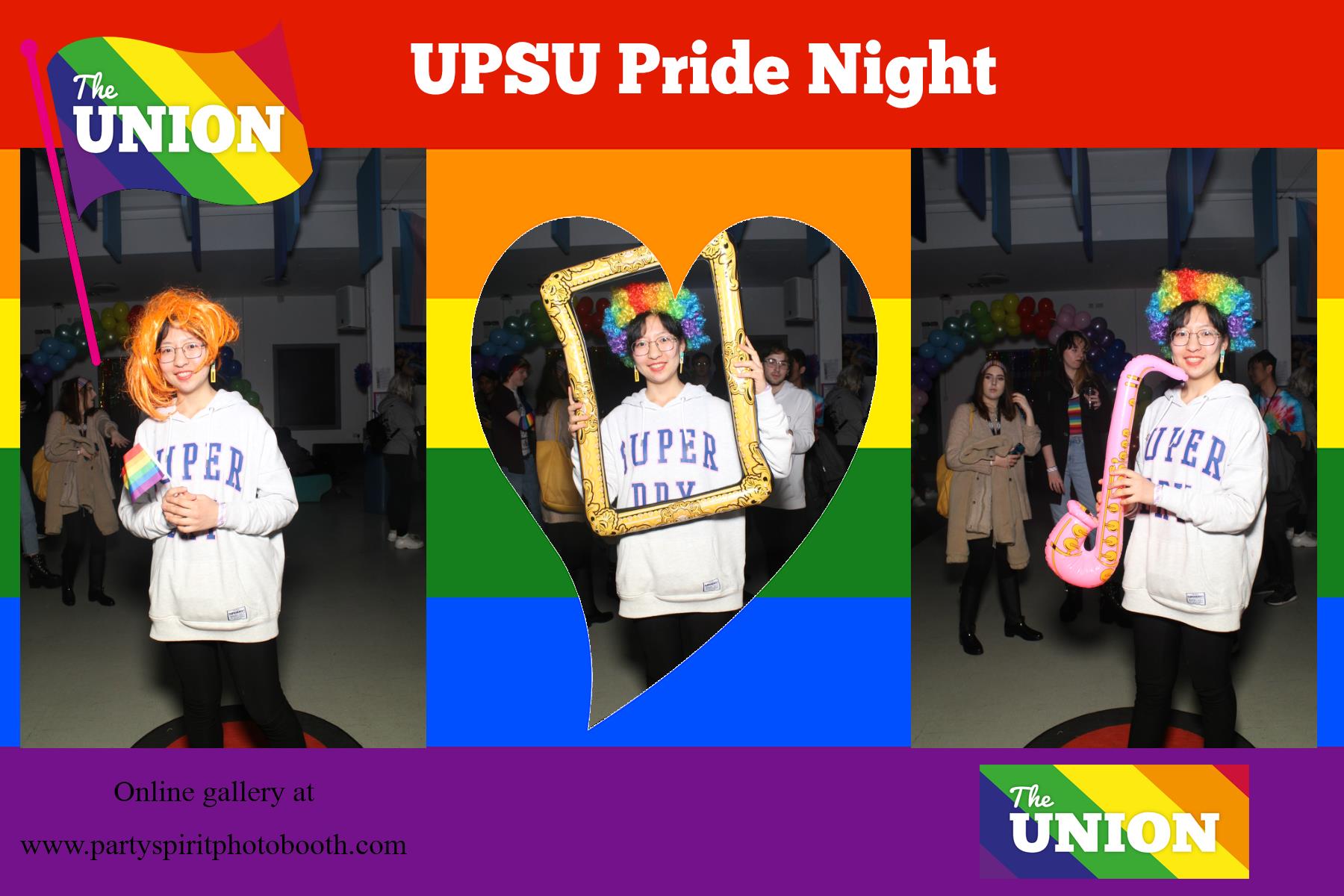 UPSU Pride Night | View more photos from the event at gallery.partyspiritphotobooth.com/u/PartySpiritPhotoBooth/UPSU-Pride-Night